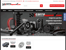 Tablet Screenshot of carrorepuesto.com